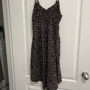 KNEE LENGTH FLORAL DRESS